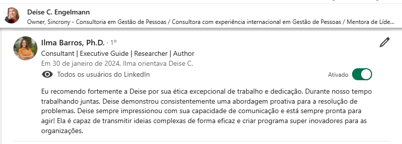 Depoimento Ilma Barros