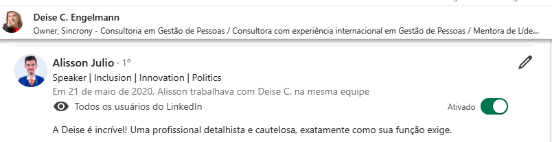 Depoimento Julio Alisson