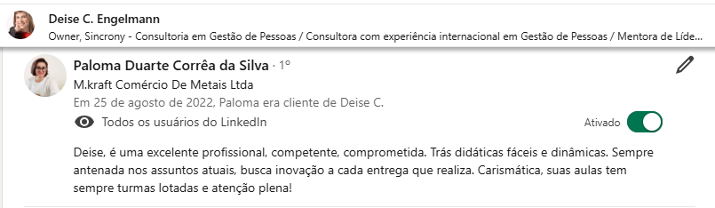 Depoimento Paloma Duarte