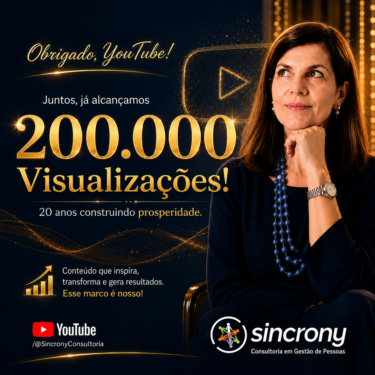 Canal da Sincrony no Youtube